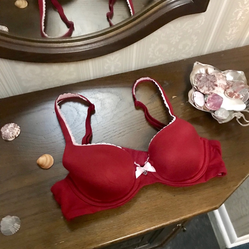 🌻BODY BY VICTORIA - Burdundy Demi Bra